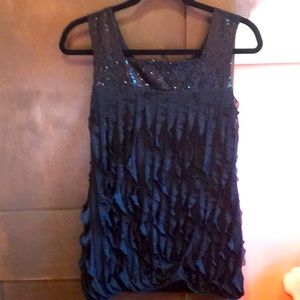 Women’s black tank top